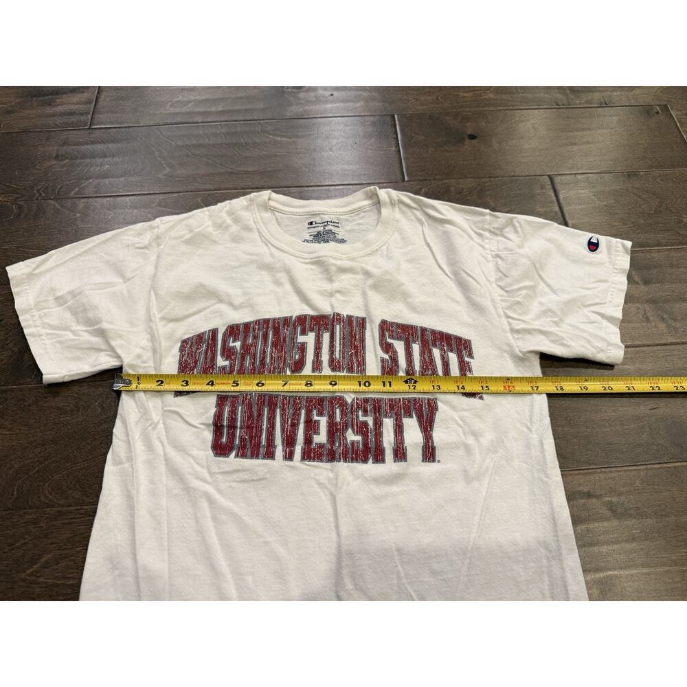 Champion Authentic Mens White Washington State University Cougars T-Shirt Size S - Picture 7 of 7